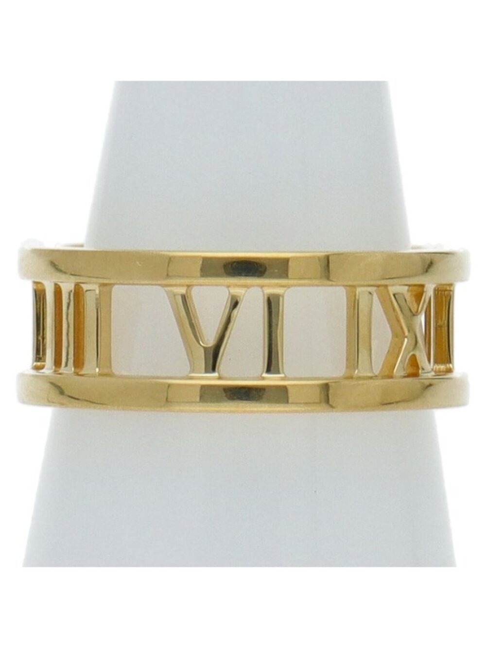 Tiffany & Co Atlas Open Heart Ring 18k Yellow Gold